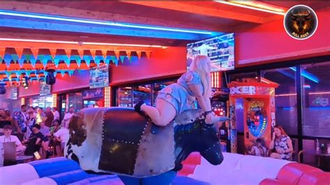 mechanical bull thong|Benidorm Bull Ride No Underwear, Risky Gamble ...